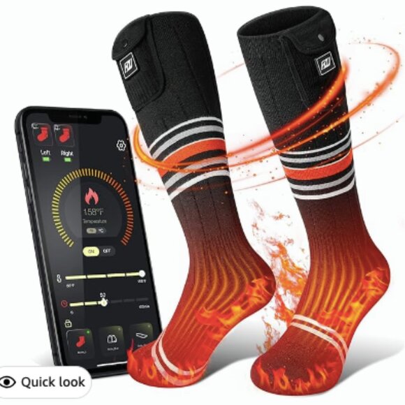 🎄♥️ New!! 🎄♥️ Holiday gift! NIB Matkao Smart Heated Socks Small - Picture 2 of 14
